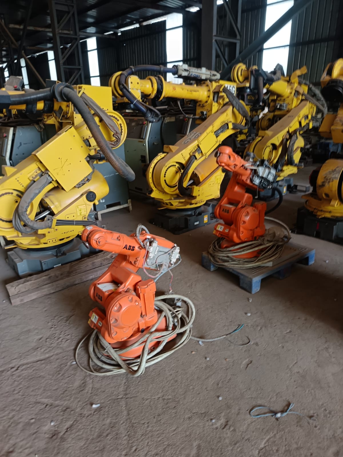 Industrial robot automation project